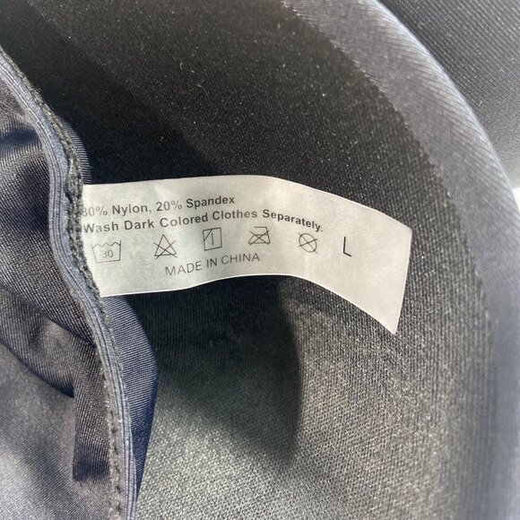 Shein Women's Black Macrame One Piece Swimsuit Sz L - Picture 7 of 9